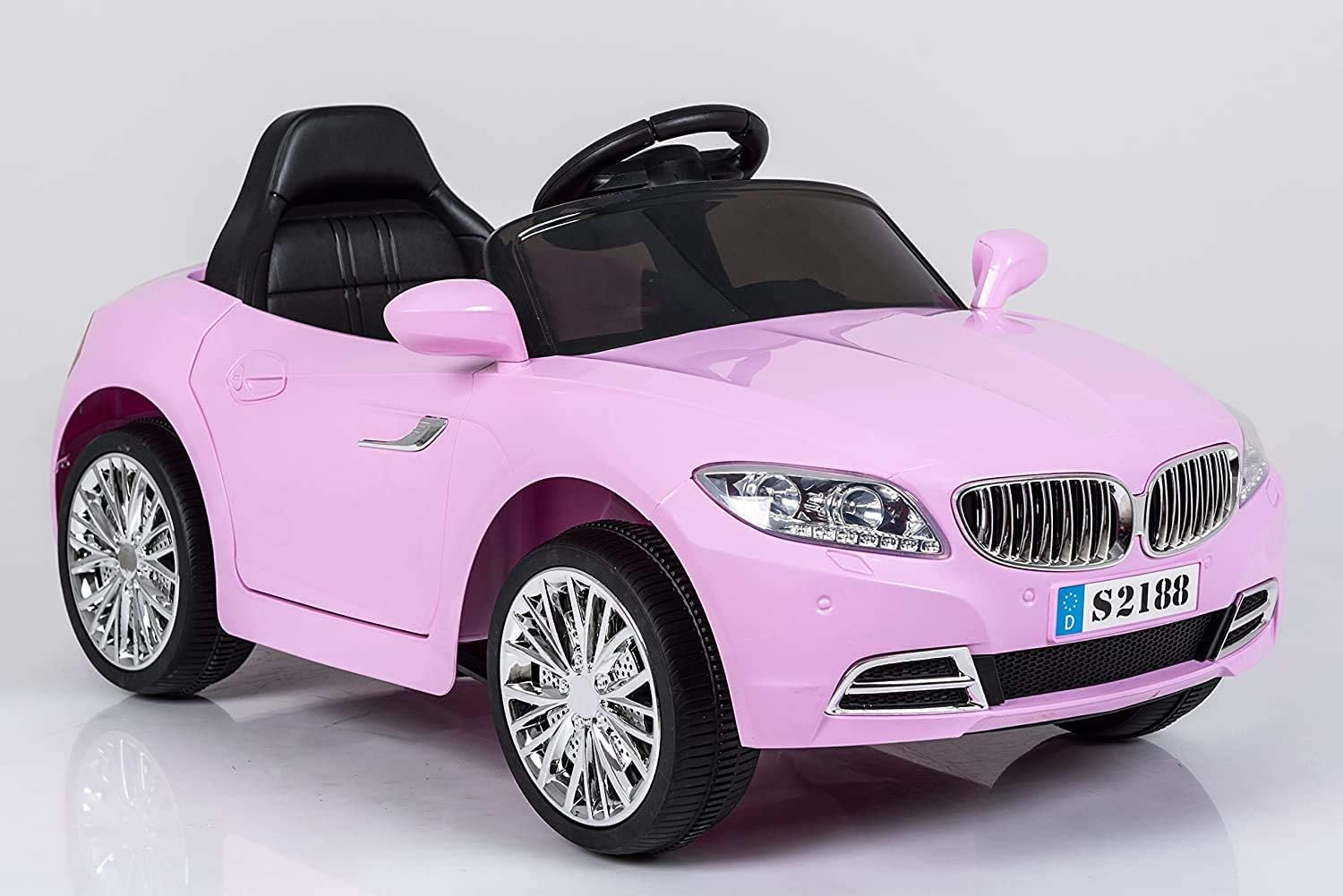 TechPlus- Pink Baby Electric Ride-On Car Coupe Bmw Style